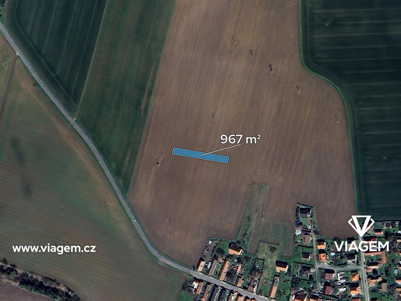 Prodej pole 967 m² – fotografie 2