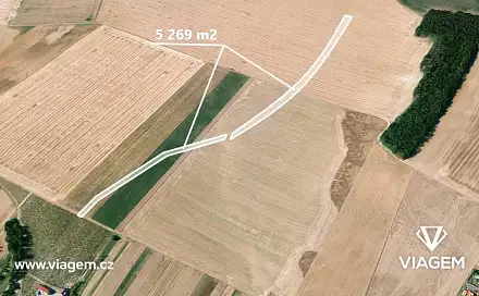 Prodej pole 1 317 m², Kuchařovice, okres Znojmo