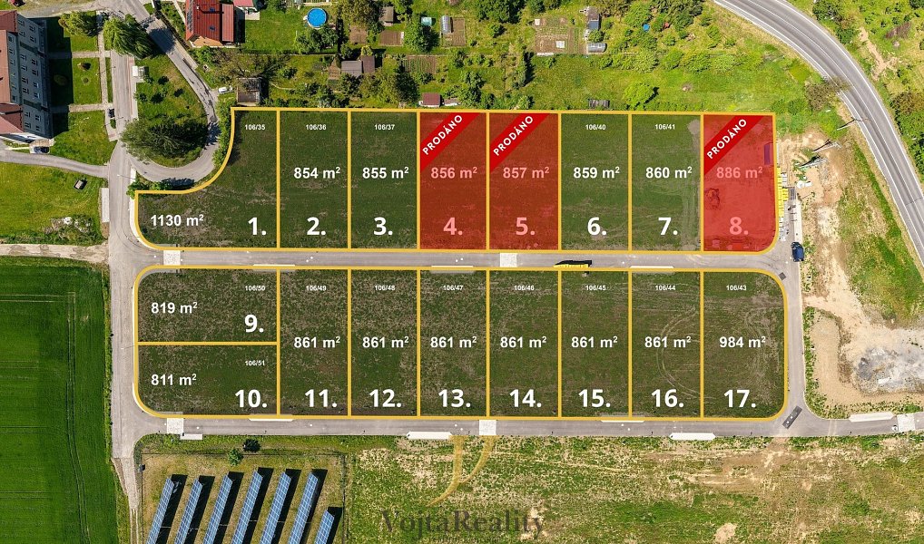Prodej stavebního pozemku 861 m², Přerov – náhled fotky 5