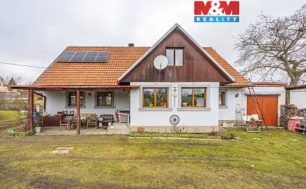 Prodej domu 109 m² s pozemkem 3 949 m², Snědovice - Strachaly, okres Litoměřice