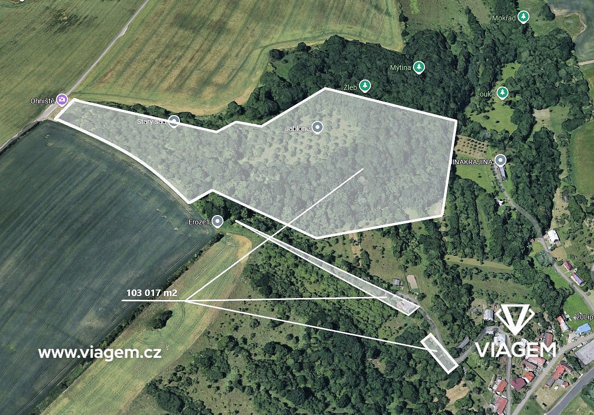 Prodej pole 143 m²