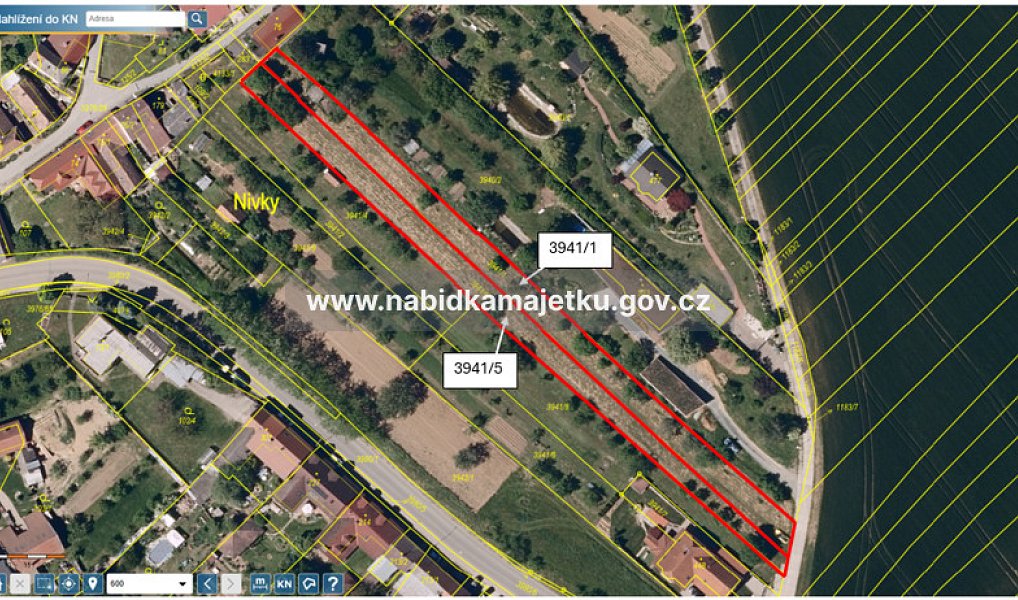 Prodej zahrady, 2413 m², Uherské Hradiště, Kudlovice