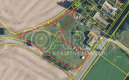 Prodej stavebního pozemku 3 022 m², Bukvice, okres Jičín