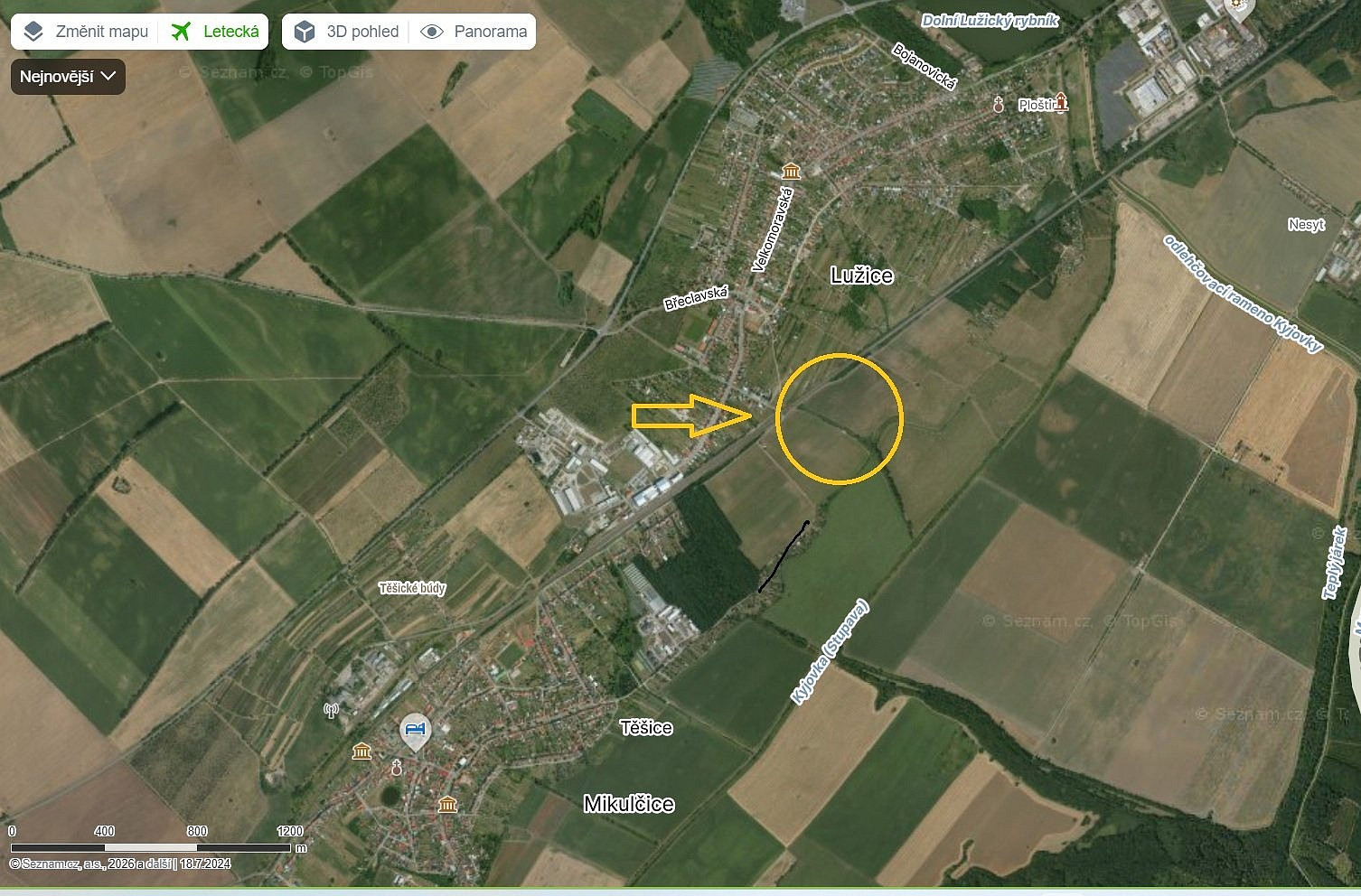 Prodej pole 3 039 m²