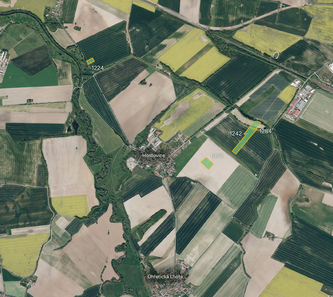 Prodej pole 25 654 m²