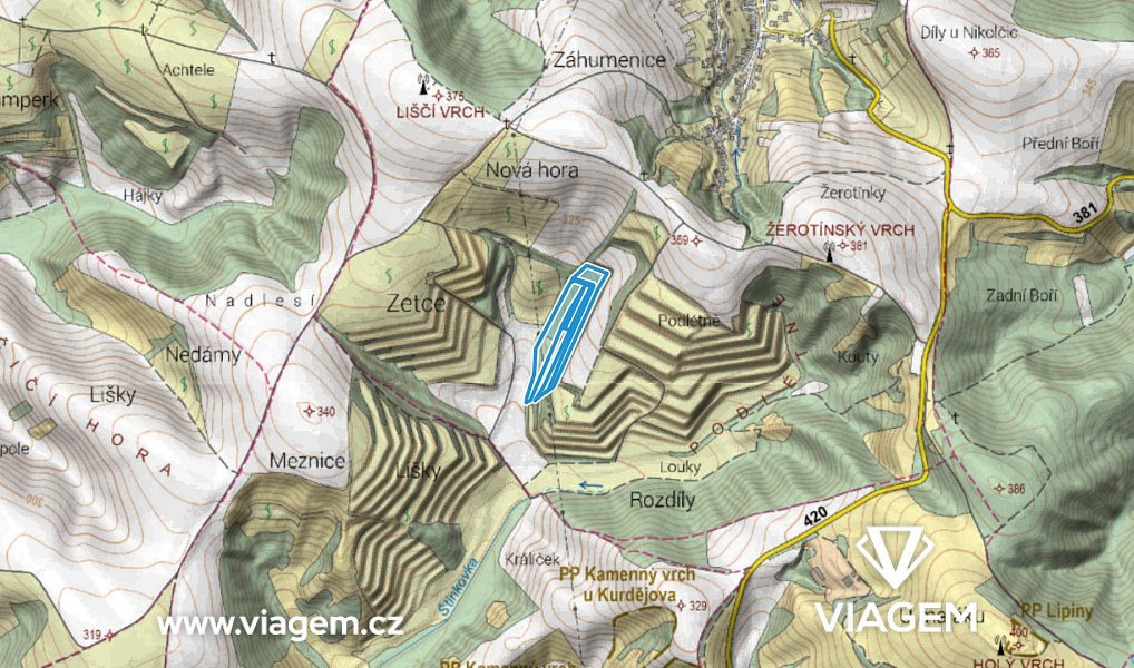 Prodej pole 37 151 m², Nikolčice – náhled fotky 3