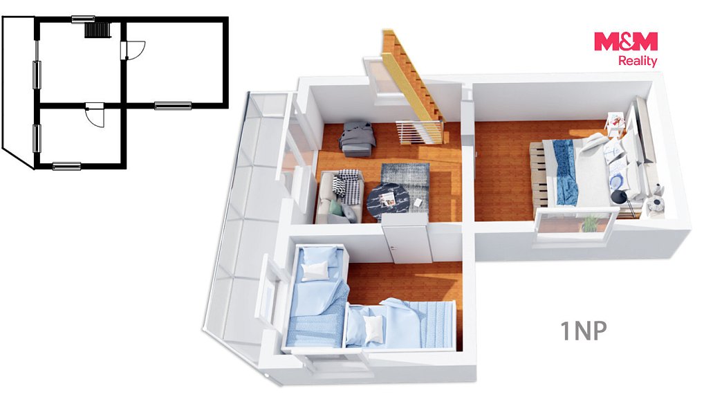 Prodej domu 95 m² s pozemkem 741 m², Bernartice – náhled fotky 25