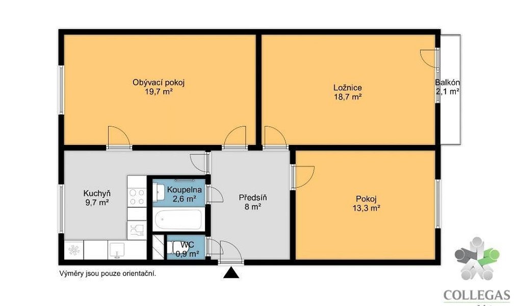 Prodej bytu 3+1 73 m², Brno – náhled fotky 11