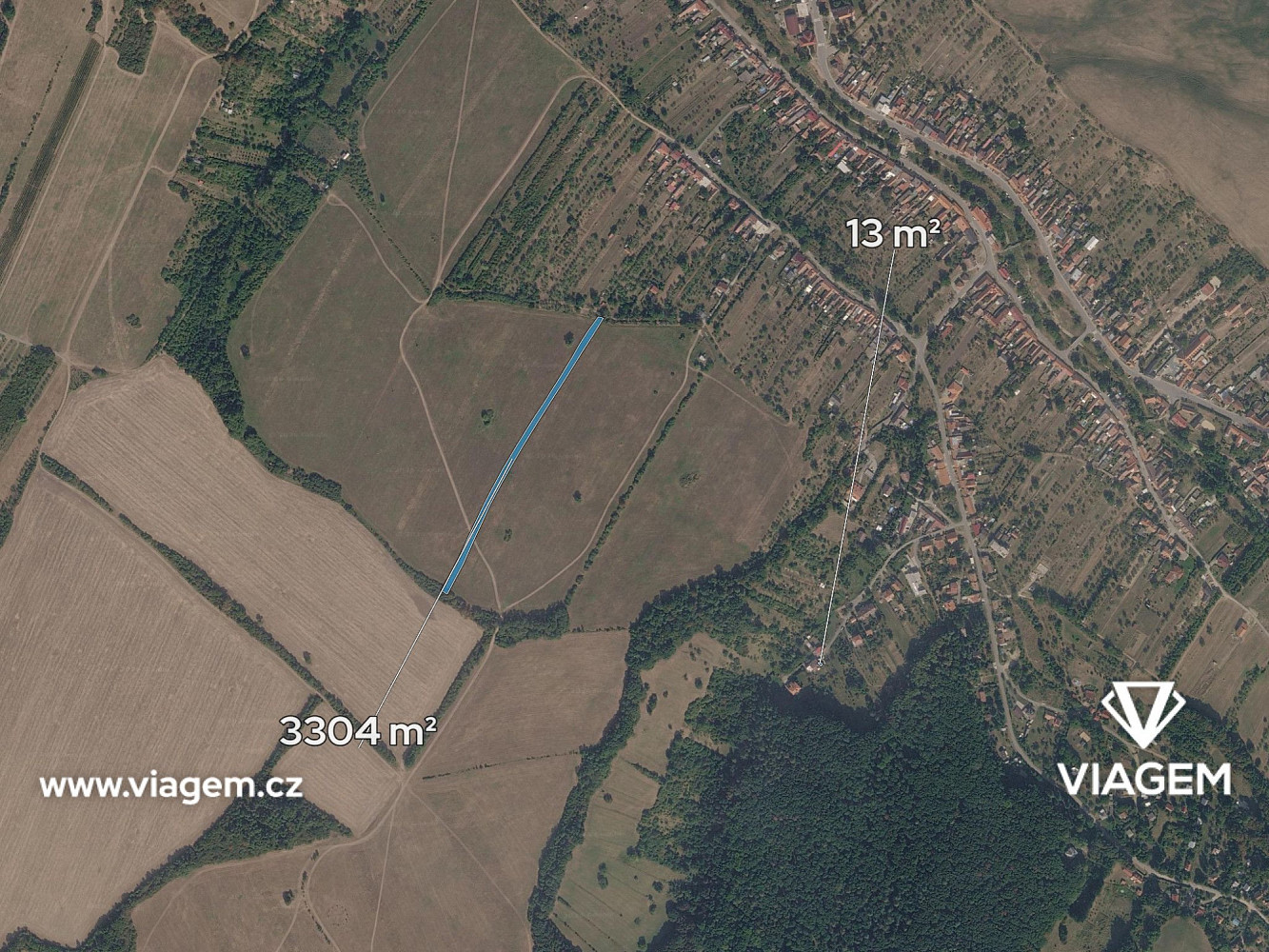 Prodej pole 1 658 m² – fotografie 2