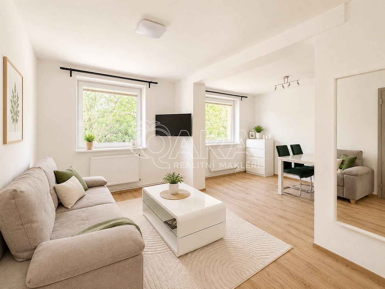 Pronájem bytu 2+kk 55 m² – pohled 3