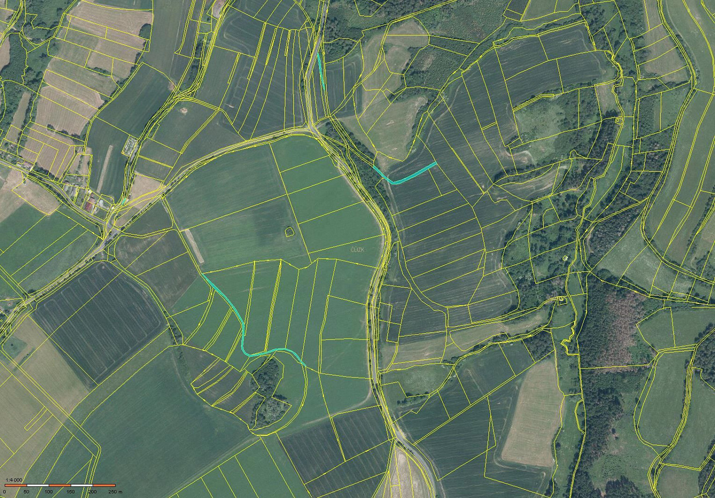 Prodej 2509 m² v k. ú. Křištín