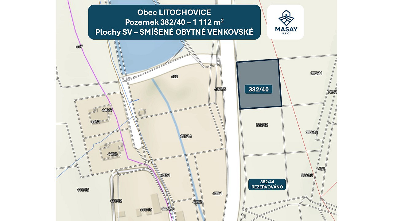 Prodej stavebního pozemku 1 112 m² – fotografie 3