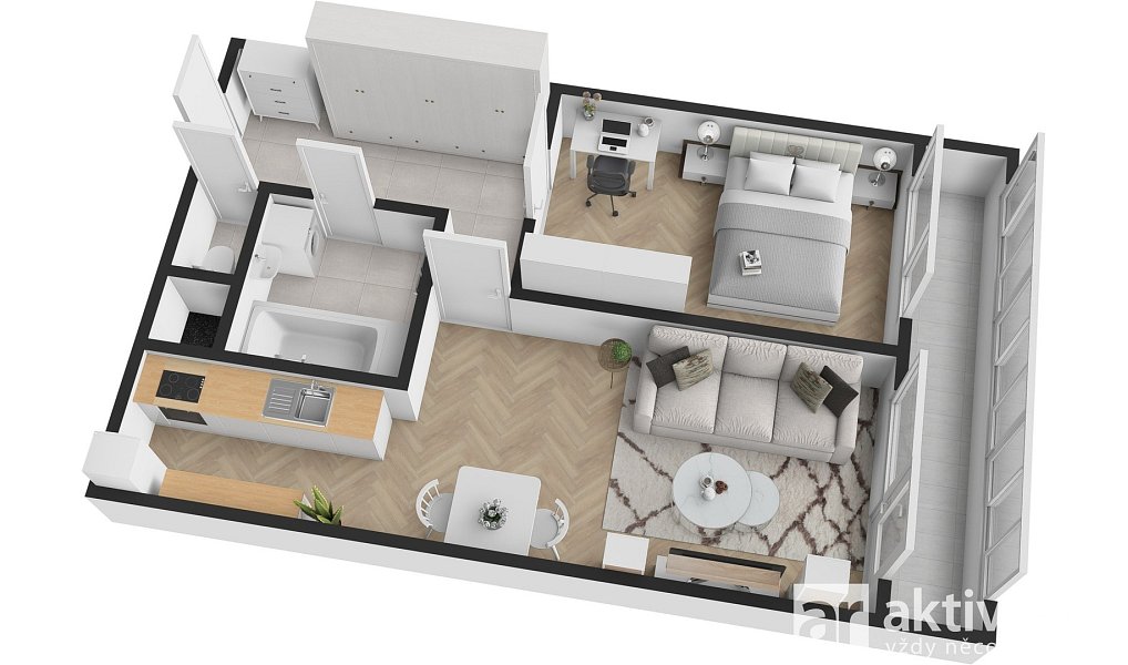 Prodej bytu 2+kk 43 m², Neratovice – náhled fotky 20