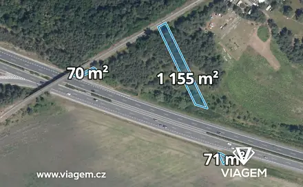 Prodej lesa 1 231 m², Třebestovice, okres Nymburk