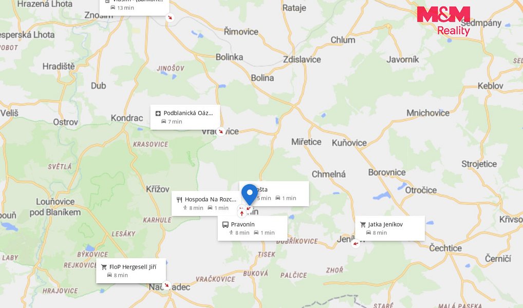 Pronájem zahrady 800 m², Pravonín – náhled fotky 6
