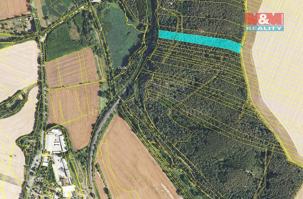 Prodej lesa 9 036 m²