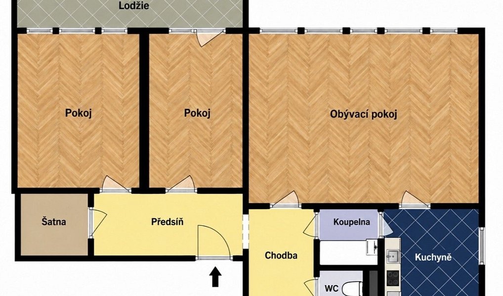 Prodej bytu 3+1 75 m², Praha – náhled fotky 14