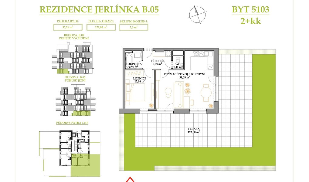 Prodej bytu 2+kk 175 m², Brno – náhled fotky 2