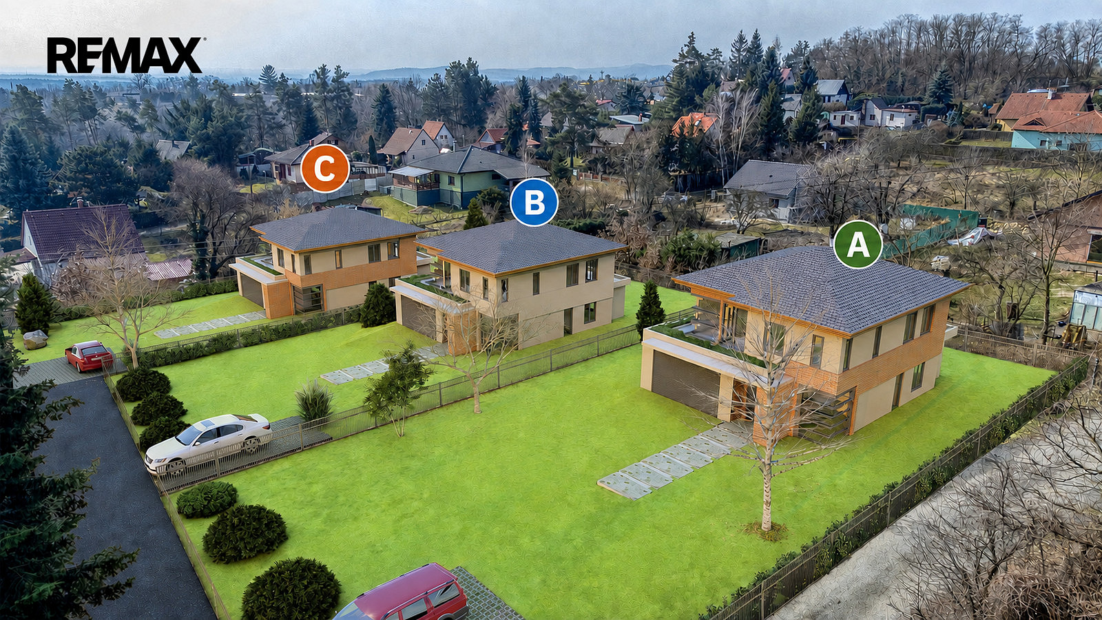Prodej stavebního pozemku 860 m² – fotografie 3