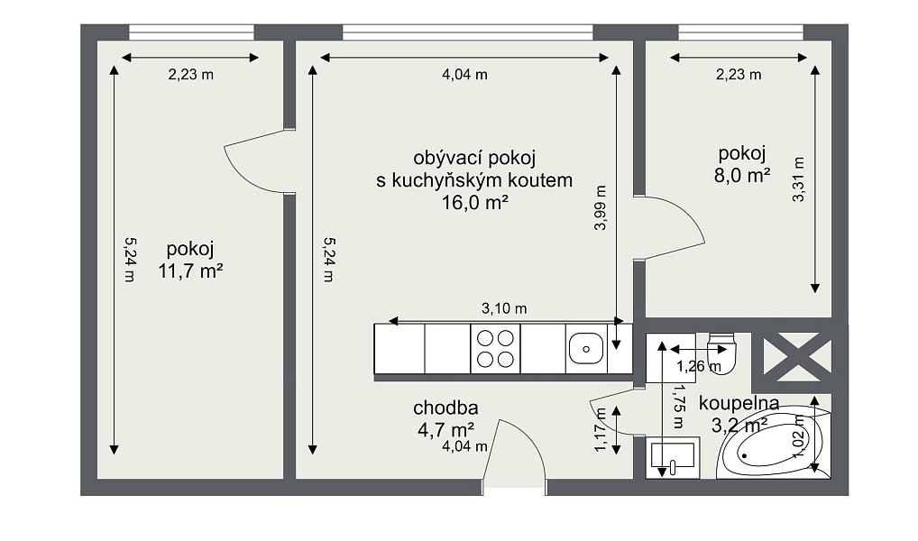 Prodej bytu 2+1 44 m², Praha – náhled fotky 18