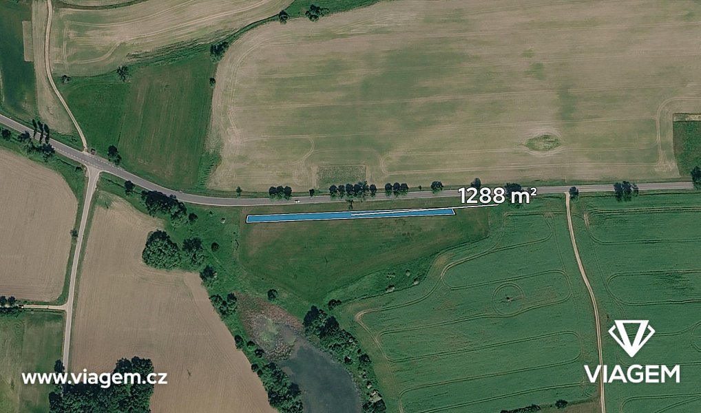 Prodej pole 644 m², Štěkeň – náhled fotky 2