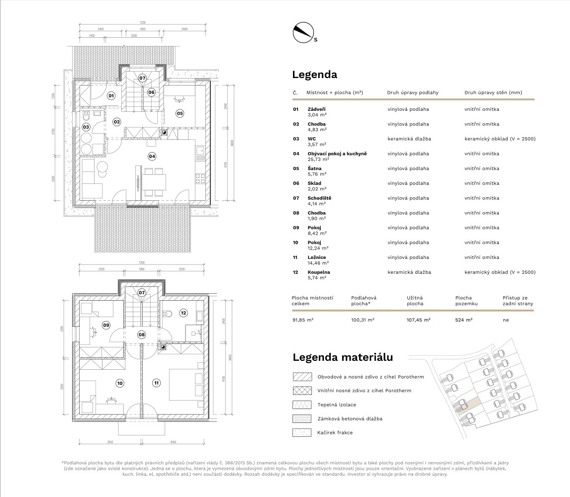 Prodej domu 107 m² s pozemkem 524 m² – fotografie 2