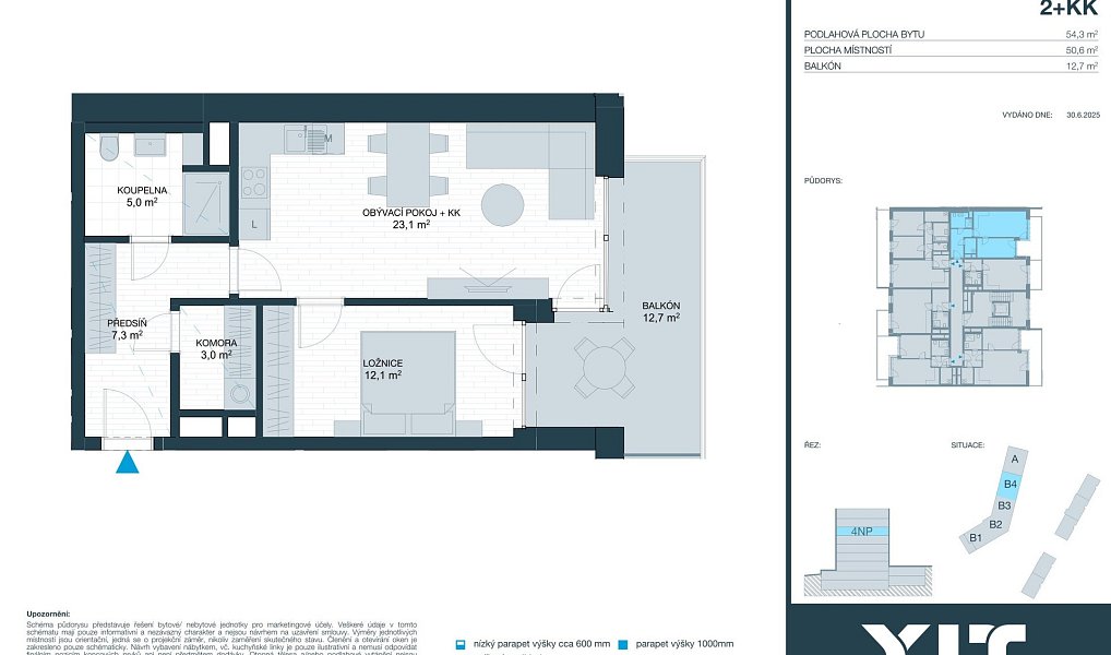 Prodej bytu 2+kk 51 m², Brno – náhled fotky 2