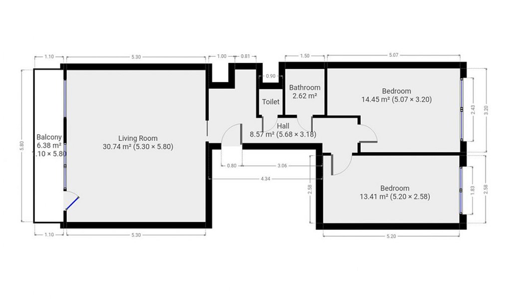 Pronájem bytu 3+kk 74 m², Praha – náhled fotky 18