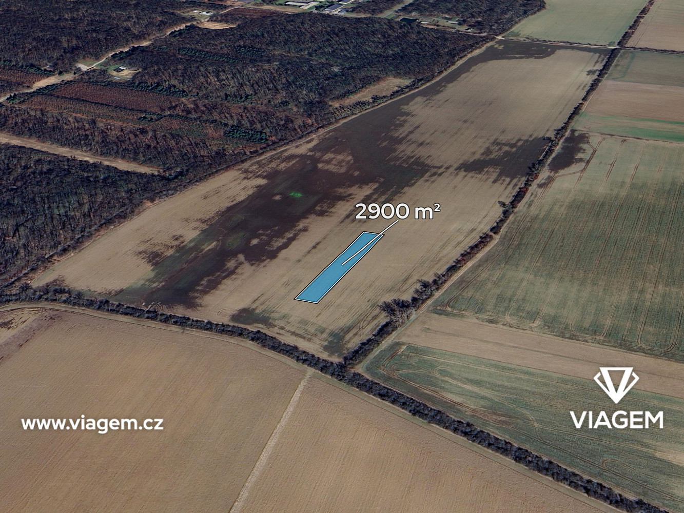 Prodej pole 1 691 m²