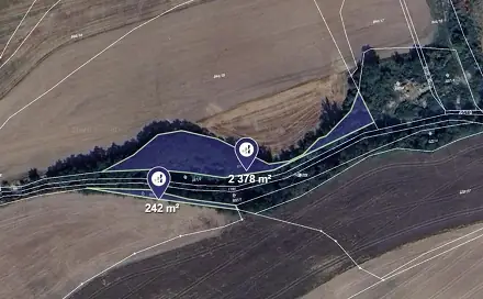 Prodej pozemku 2 620 m², Liběšice, okres Louny