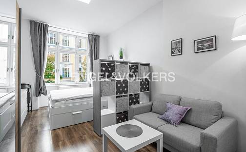 Pronájem bytu 1+kk 20 m², Kodaňská, Praha 10 - Vršovice