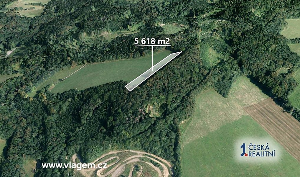 Prodej pole 1 872 m², Životice u Nového Jičína – náhled fotky 2
