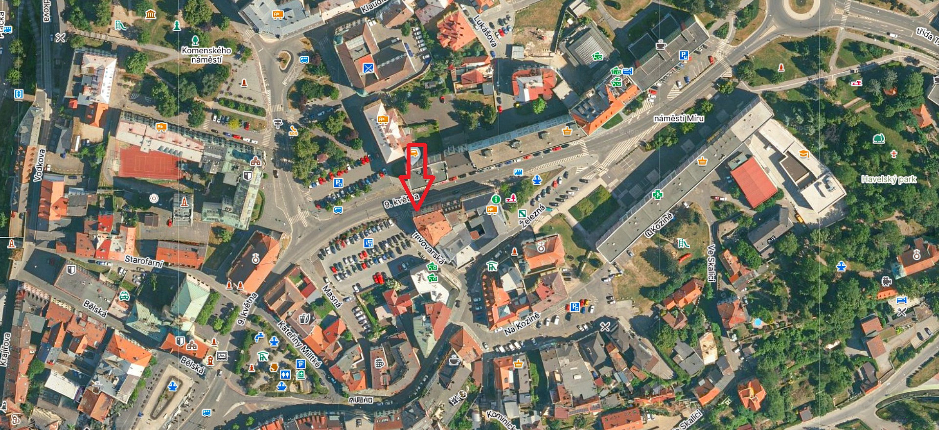 Pronájem obchodního prostoru v centru města – pohled 5