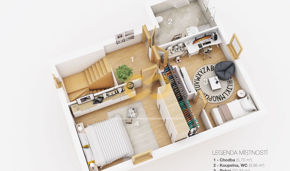 Prodej domu 128 m² s pozemkem 698 m², Mladošovice – náhled fotky 8