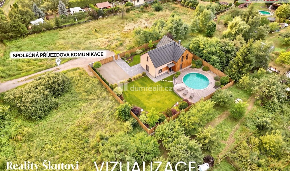 Prodej stavebního pozemku 902 m², Chabařovice – náhled fotky 3