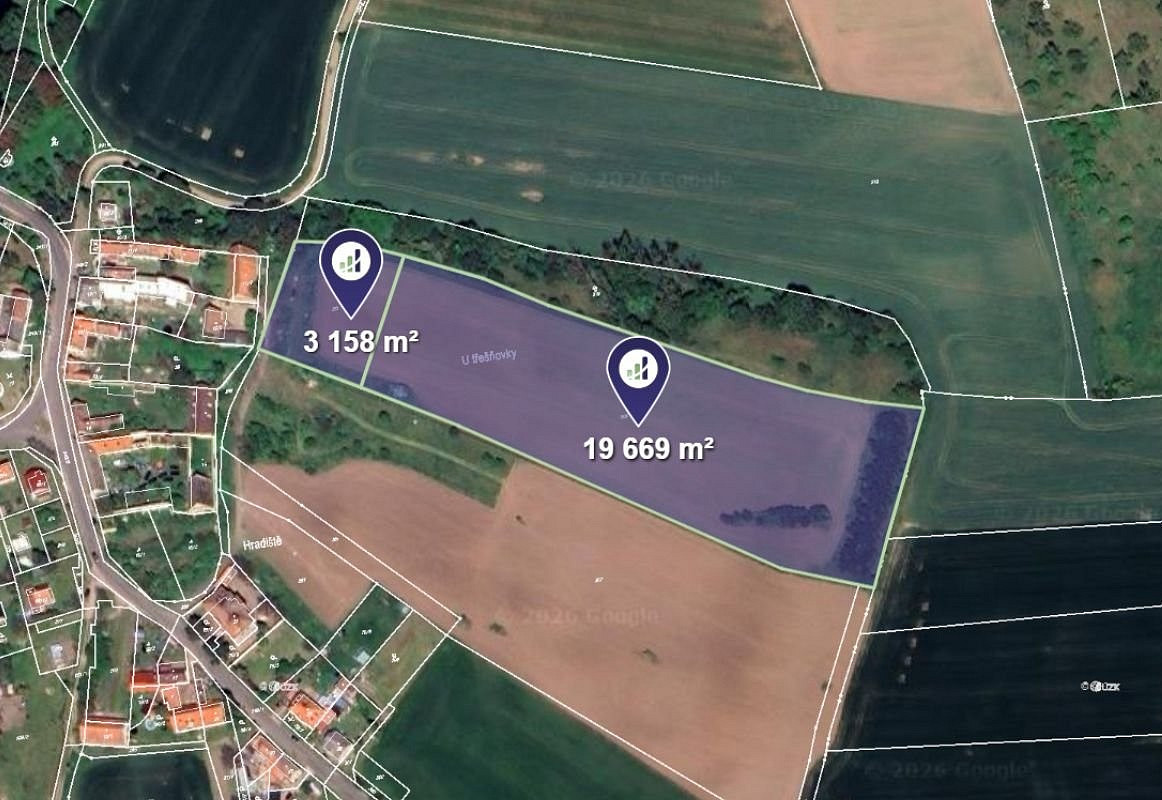 Prodej pole 22 827 m²