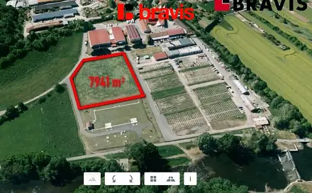 Pronájem komerčního pozemku 7 941 m², Staré náměstí, Brno - Přízřenice