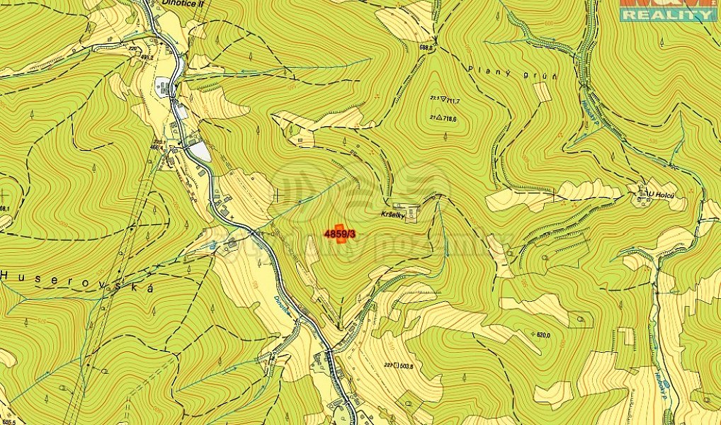 Prodej lesa 5 001 m², Halenkov – náhled fotky 5