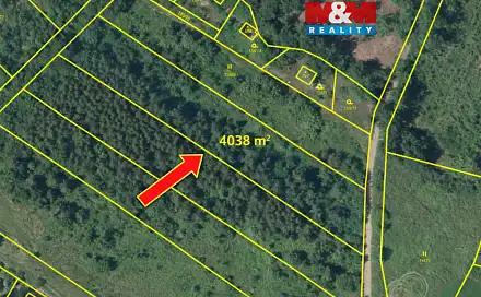 Prodej louky 4 038 m², Velké Popovice, okres Praha-východ