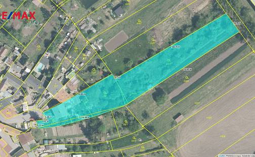 Prodej stavebního pozemku 3 685 m², Kučerov, okres Vyškov