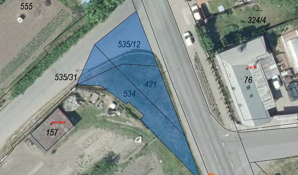 Prodej pozemku 223 m², Siřejovice – fotka 1 z 3
