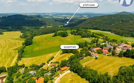 Prodej stavebního pozemku 1 224 m², Prachatice