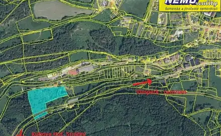 Prodej zahrady 11 552 m², Vimperk, okres Prachatice