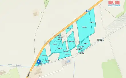 Prodej komerčního pozemku 51 322 m², Líně, okres Plzeň-sever