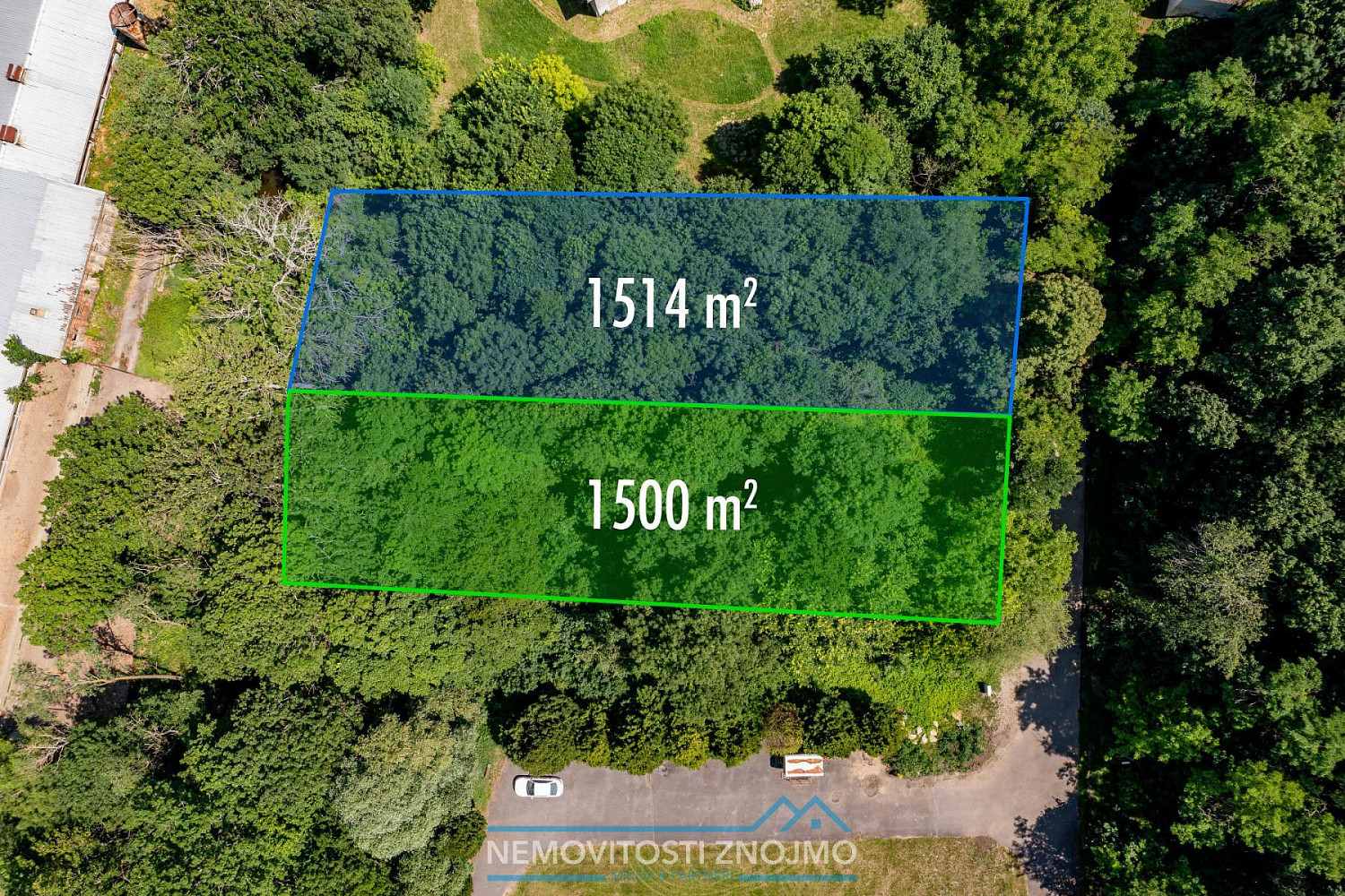 Prodej stavebního pozemku, 3014m², k. ú. Jaroslavice u Znojma – pohled 5