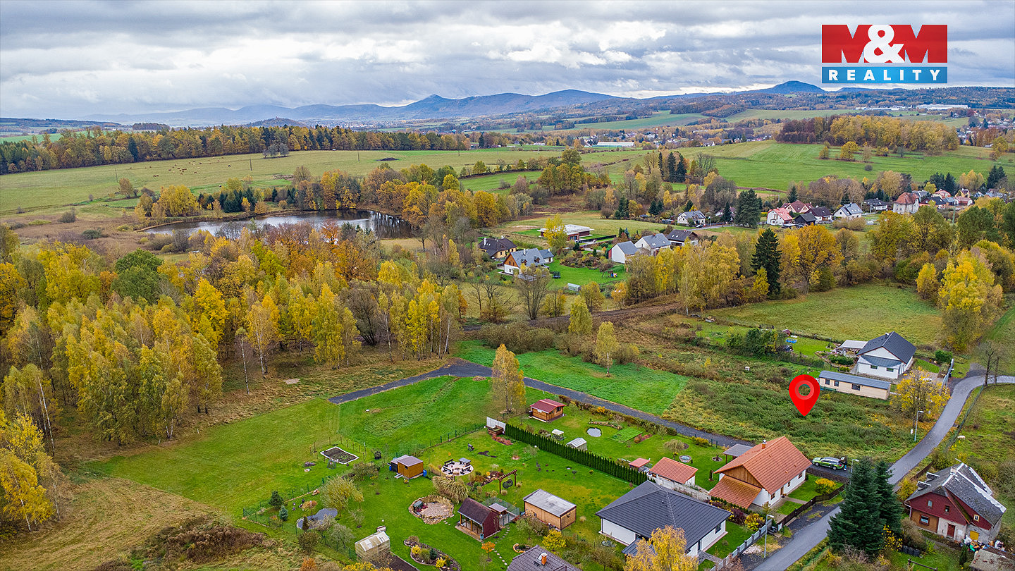 Prodej stavebního pozemku 1 350 m² – pohled 6