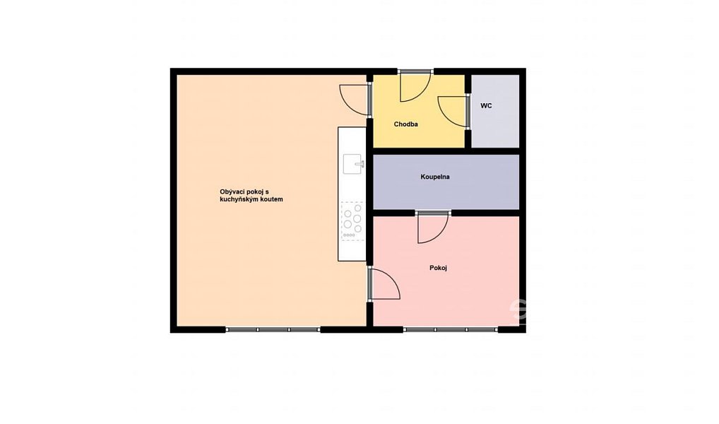 Pronájem bytu 1+1 45 m², Praha – náhled fotky 9