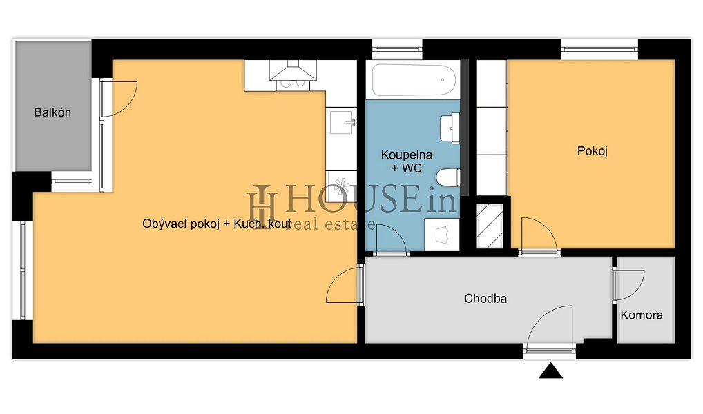 Pronájem bytu 2+kk 62 m², Praha – náhled fotky 4