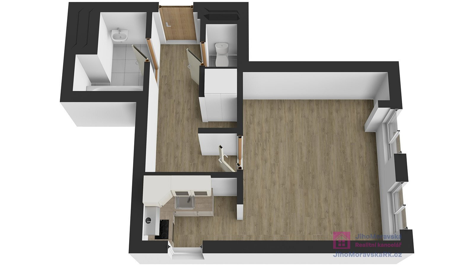 Prodej bytu 1+kk 32 m² – fotografie 3