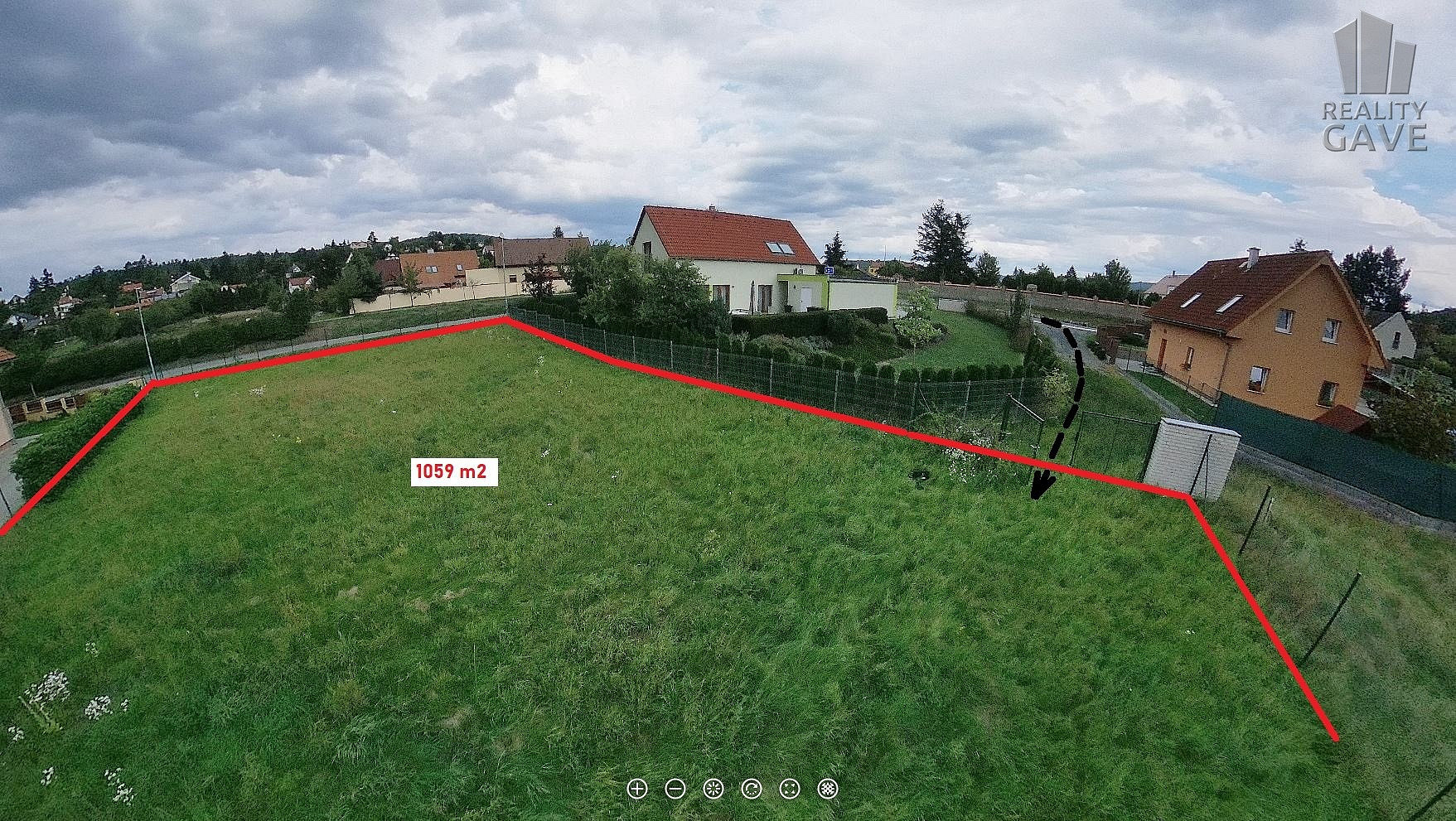 Prodej stavebního pozemku 1 059 m² – fotografie 3